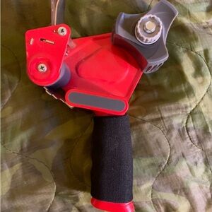 Red Pistol-Grip Scotch Packing Tape Dispenser